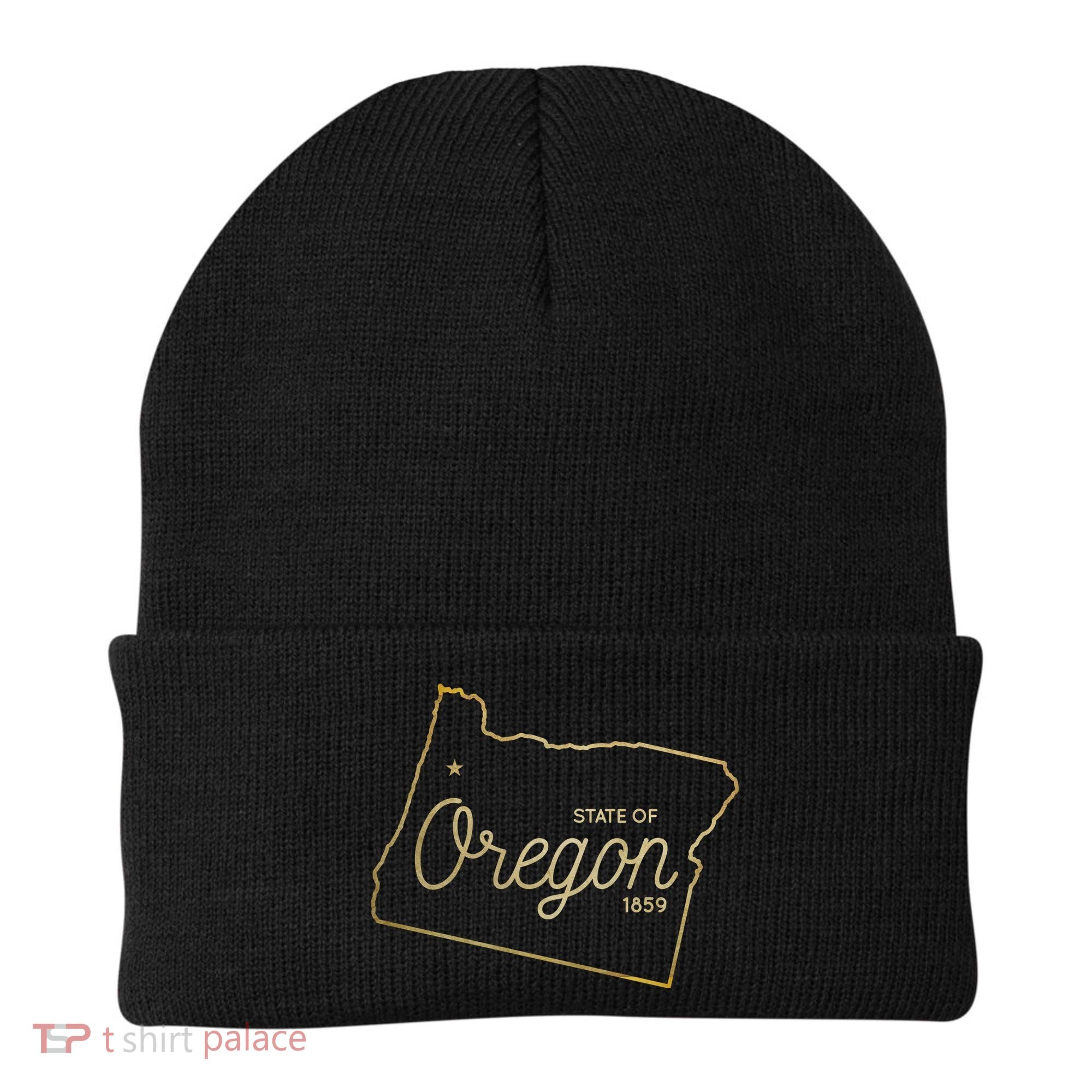 State Of Oregon Est 1859 Beanie