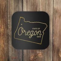 State Of Oregon Est 1859 Coaster thumb 0