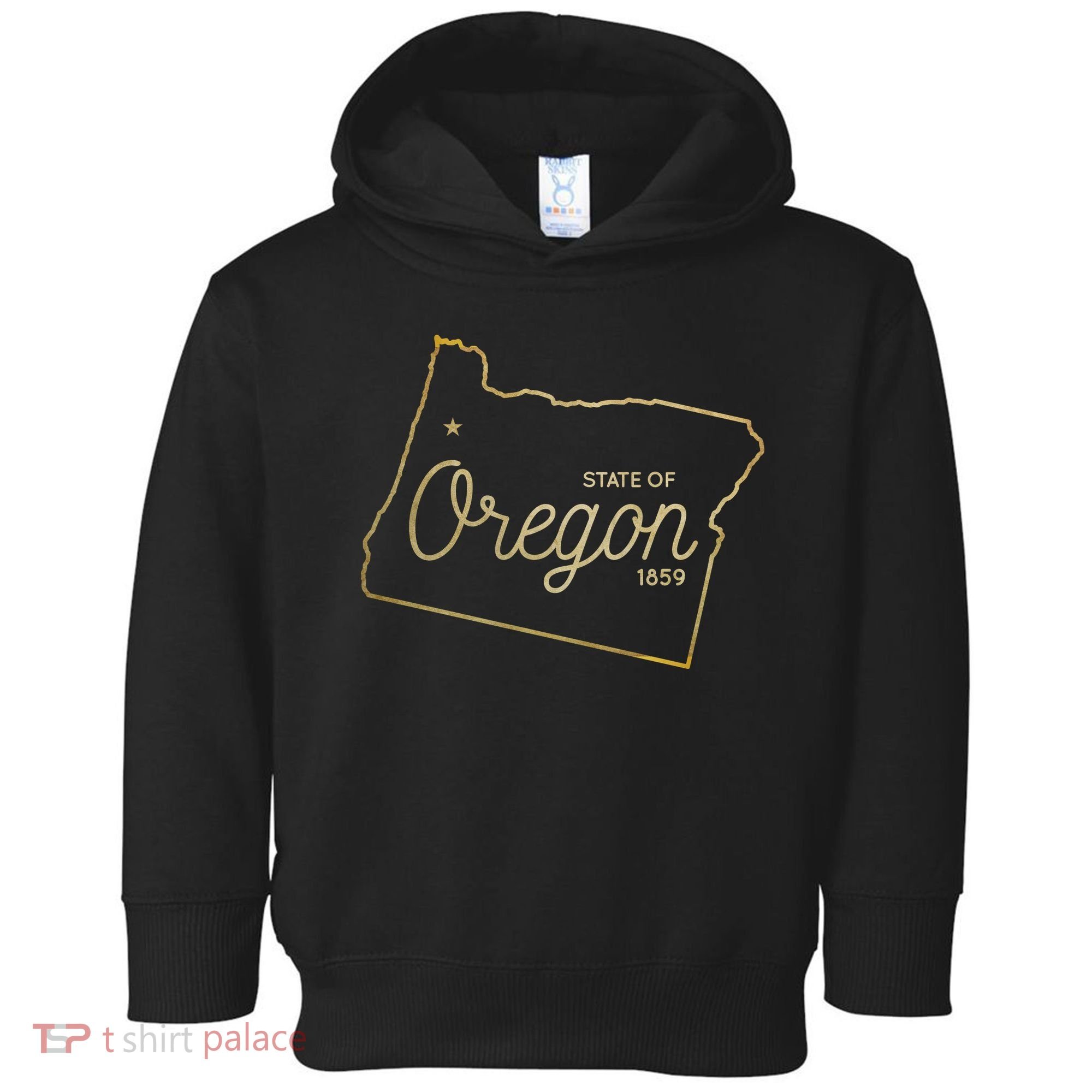 State Of Oregon Est 1859 Toddler Hoodie