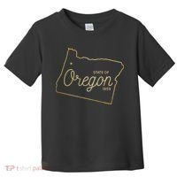 State Of Oregon Est 1859 Toddler T-Shirt thumb 0