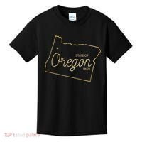 State Of Oregon Est 1859 Kids T-Shirt thumb 0