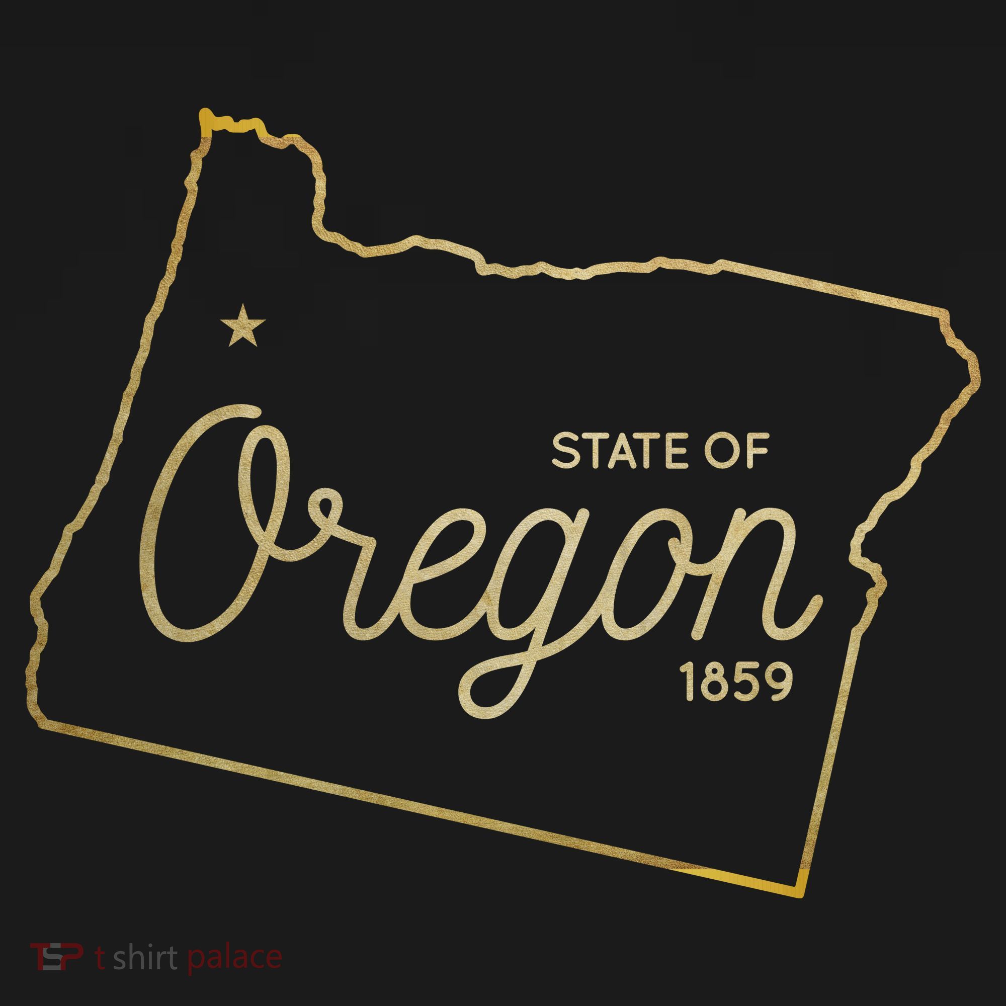 State Of Oregon Est 1859 Kids T-Shirt