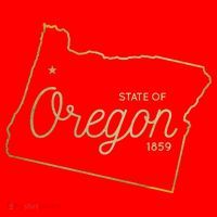 State Of Oregon Est 1859 Santa Hat thumb 1