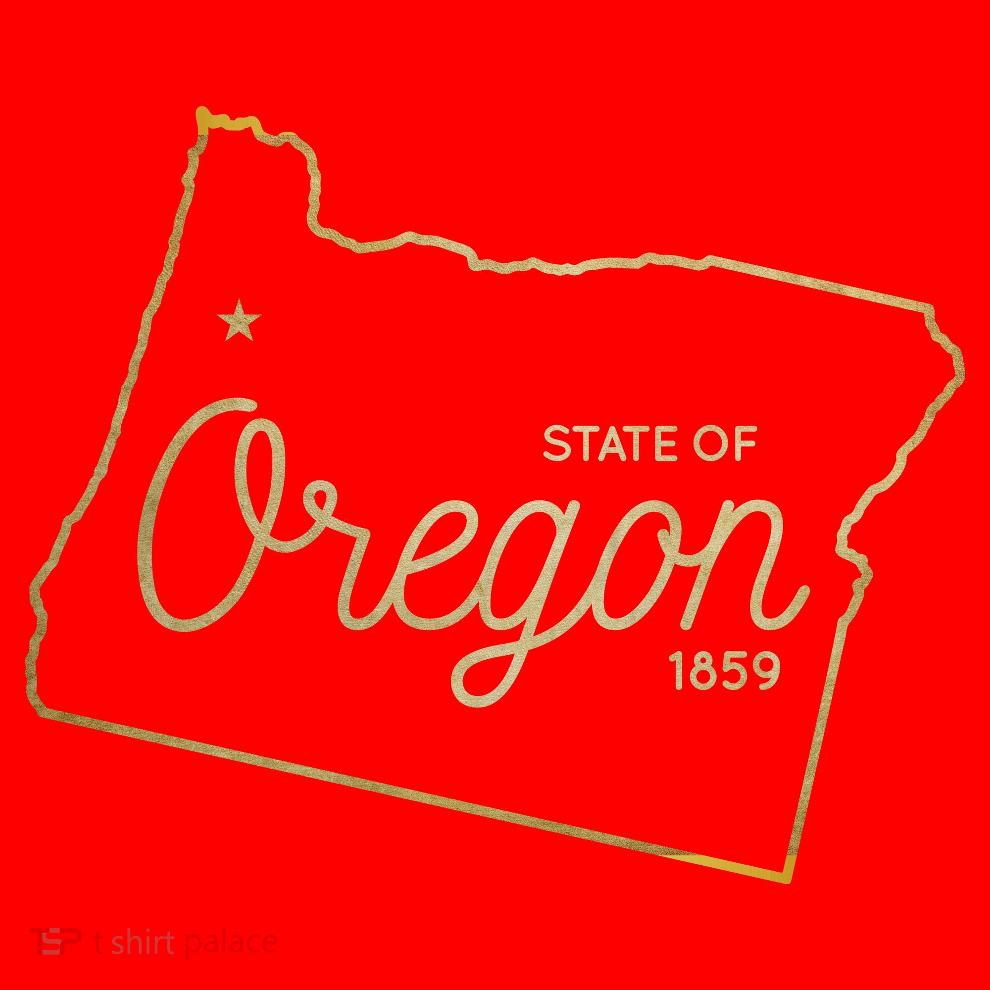 State Of Oregon Est 1859 Santa Hat