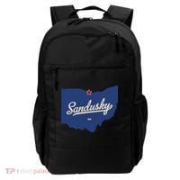 Sandusky Ohio OH Map Backpack thumb 0
