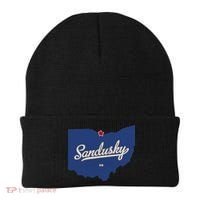 Sandusky Ohio OH Map Beanie thumb 0