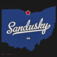 Sandusky Ohio OH Map Polo thumb 3