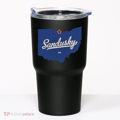 Sandusky Ohio OH Map Tumbler