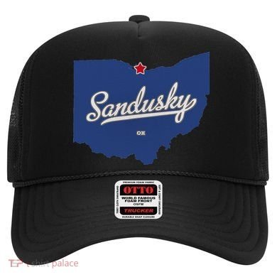 Sandusky Ohio OH Map Hat