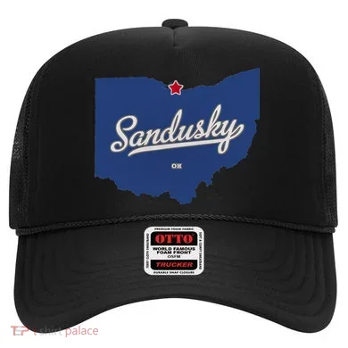 Sandusky Ohio OH Map Hat