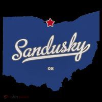 Sandusky Ohio OH Map Toddler T-Shirt thumb 4