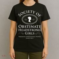 Society Of Obstinate Headstrong Pride And Prejudice T-Shirt thumb 4