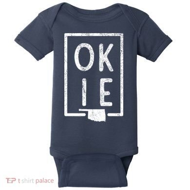 State Of Oklahoma Okie Pride Baby Bodysuit