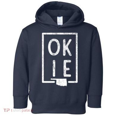 State Of Oklahoma Okie Pride Toddler Hoodie