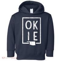 State Of Oklahoma Okie Pride Toddler Hoodie thumb 0