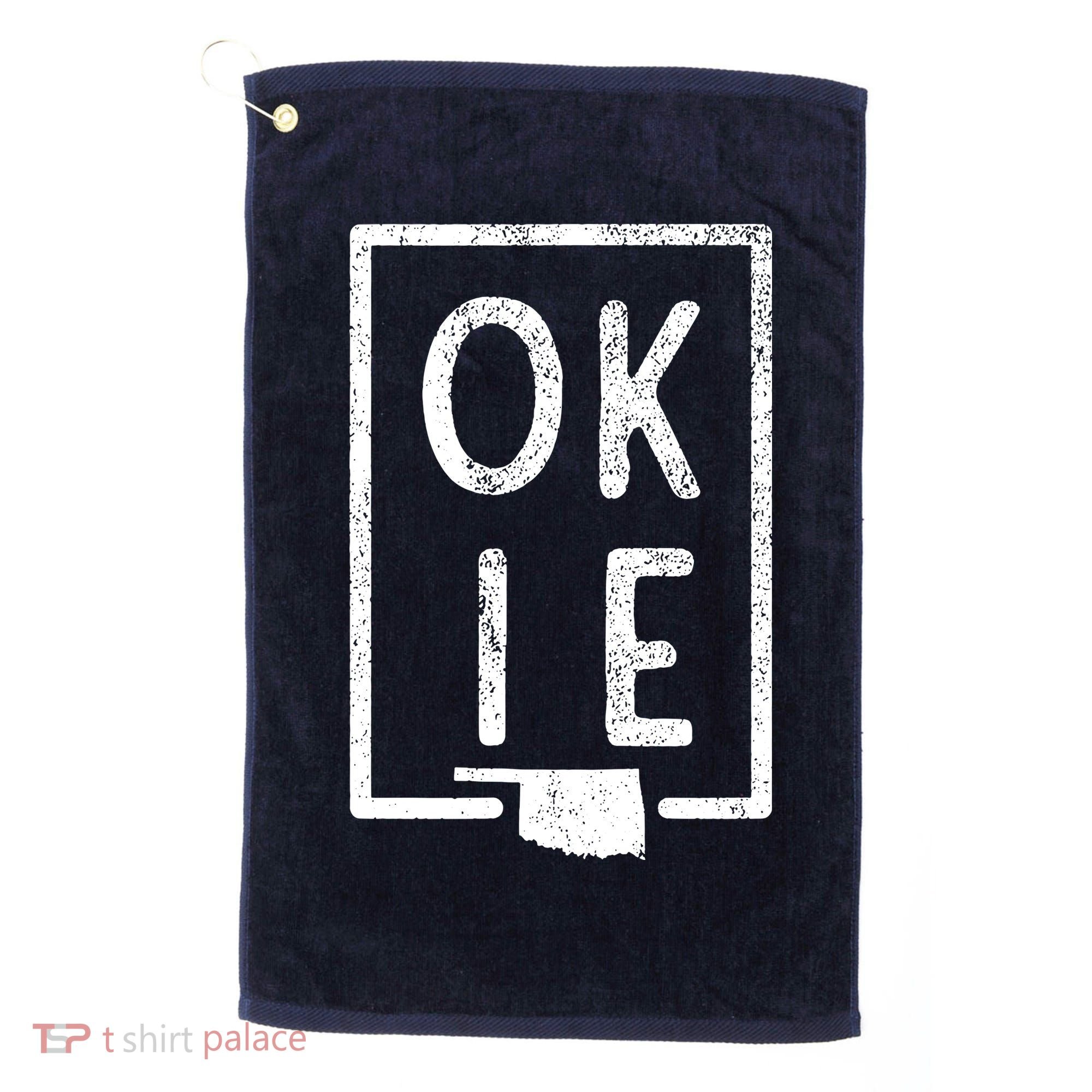 State Of Oklahoma Okie Pride Golf Towel
