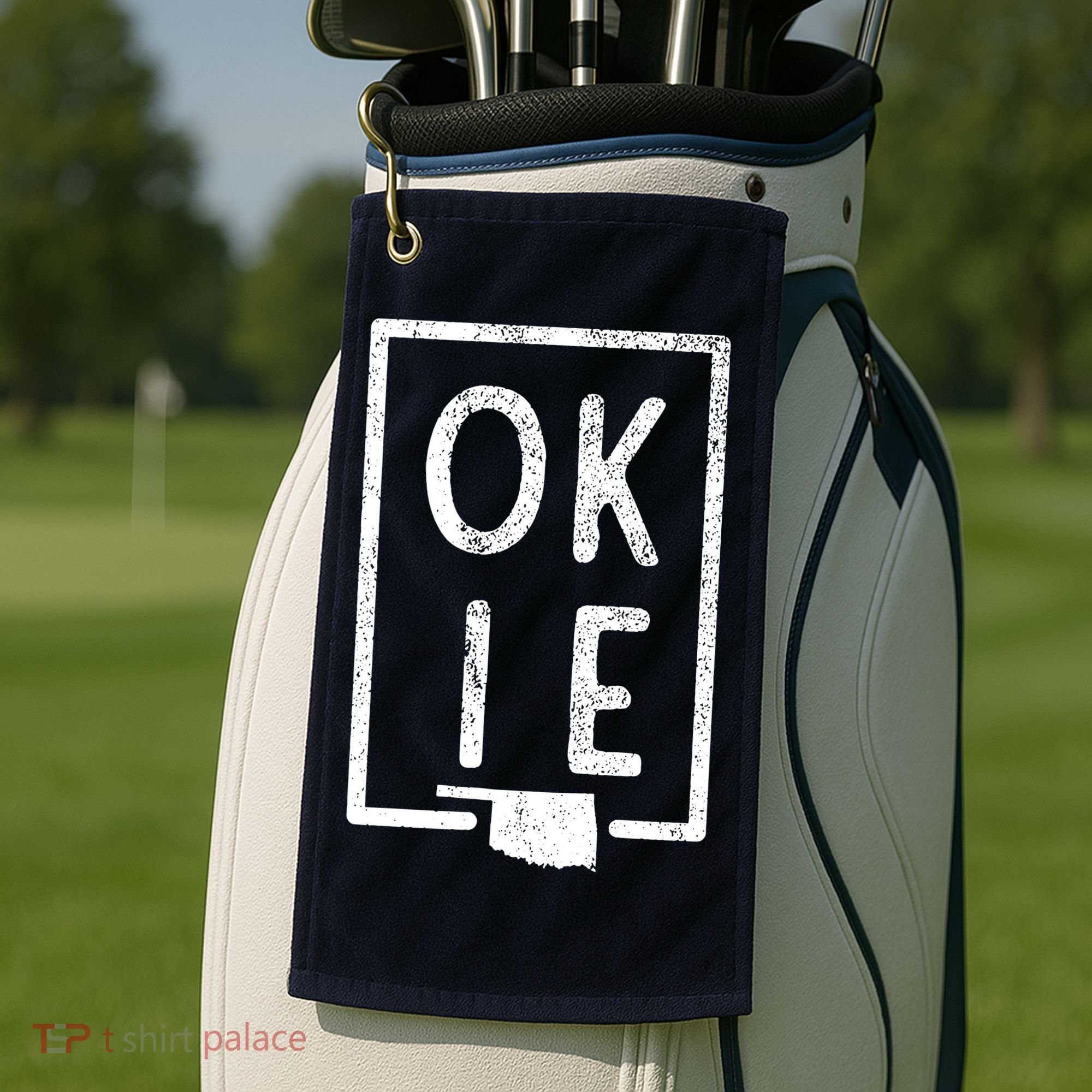 State Of Oklahoma Okie Pride Golf Towel