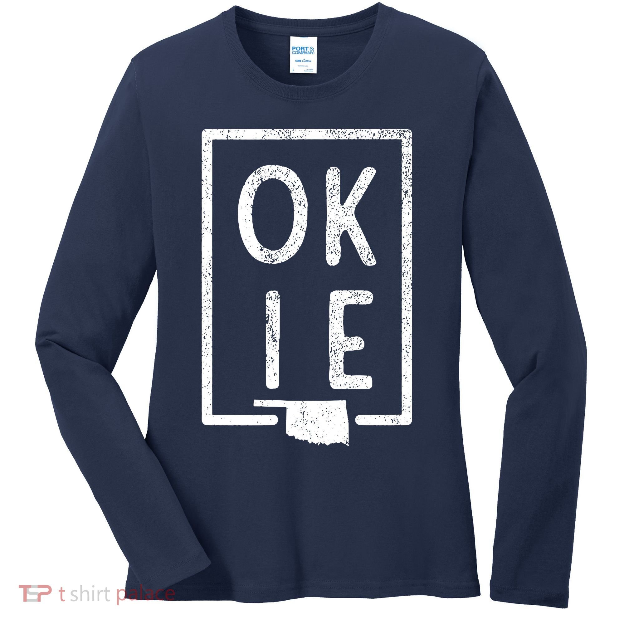 State Of Oklahoma Okie Pride Women's Long Sleeve Shirt