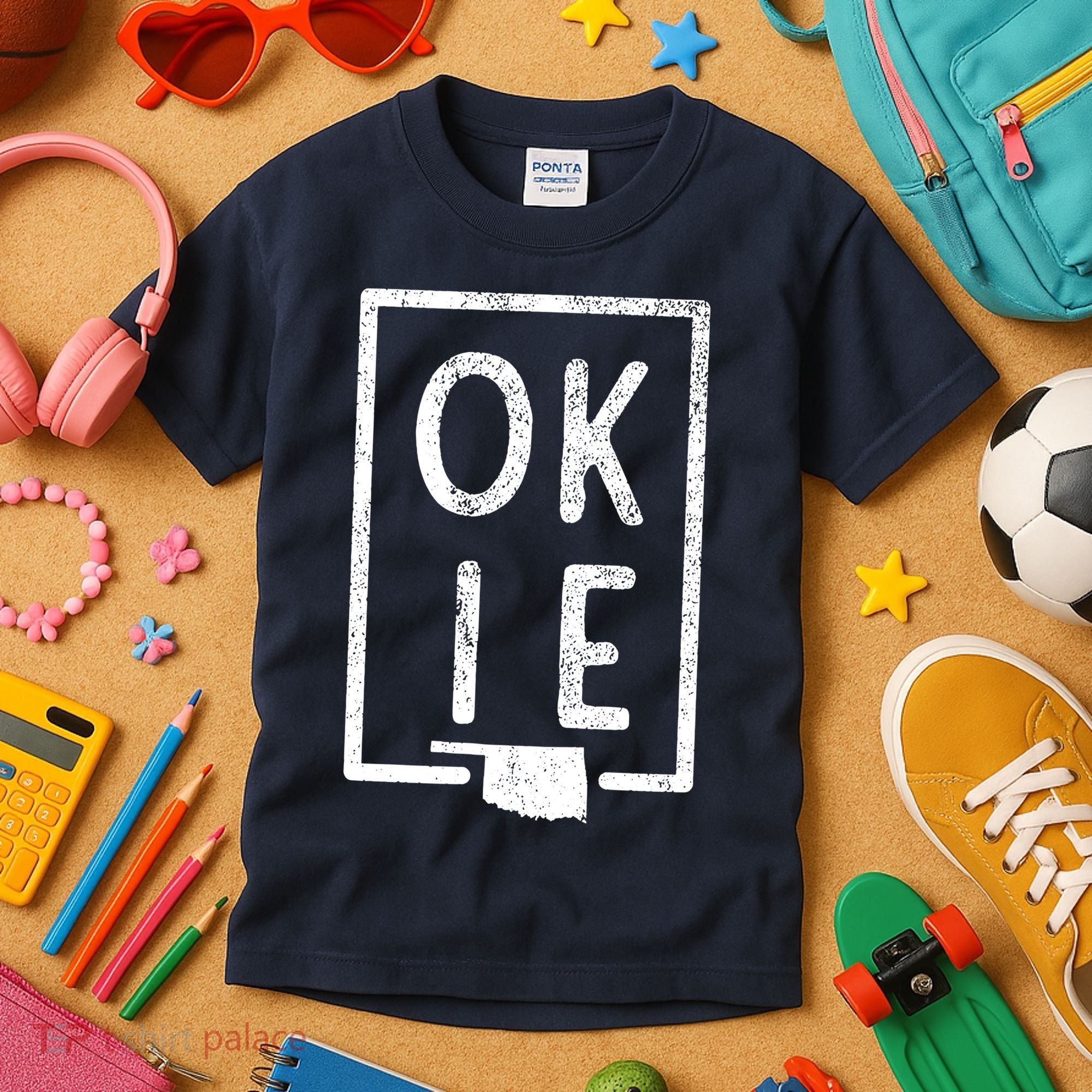 State Of Oklahoma Okie Pride Kids T-Shirt