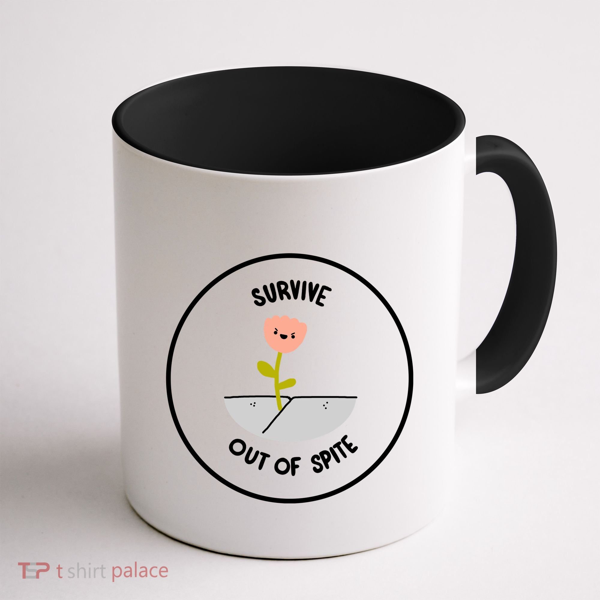 Survive Out Of Spite Dandelion Coffee Mug