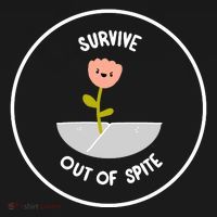 Survive Out Of Spite Dandelion Ornament thumb 1