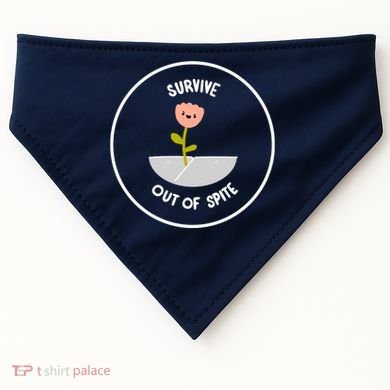 Survive Out Of Spite Dandelion USA-Made Doggie Bandana