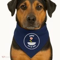 Survive Out Of Spite Dandelion USA-Made Doggie Bandana thumb 1