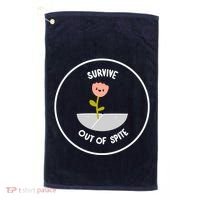 Survive Out Of Spite Dandelion Golf Towel thumb 0