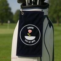 Survive Out Of Spite Dandelion Golf Towel thumb 2