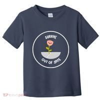 Survive Out Of Spite Dandelion Toddler T-Shirt thumb 0