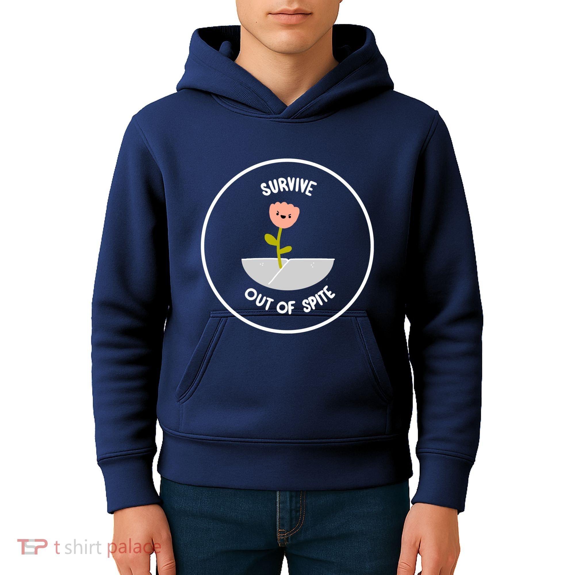 Survive Out Of Spite Dandelion Kids Hoodie