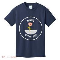 Survive Out Of Spite Dandelion Kids T-Shirt thumb 0
