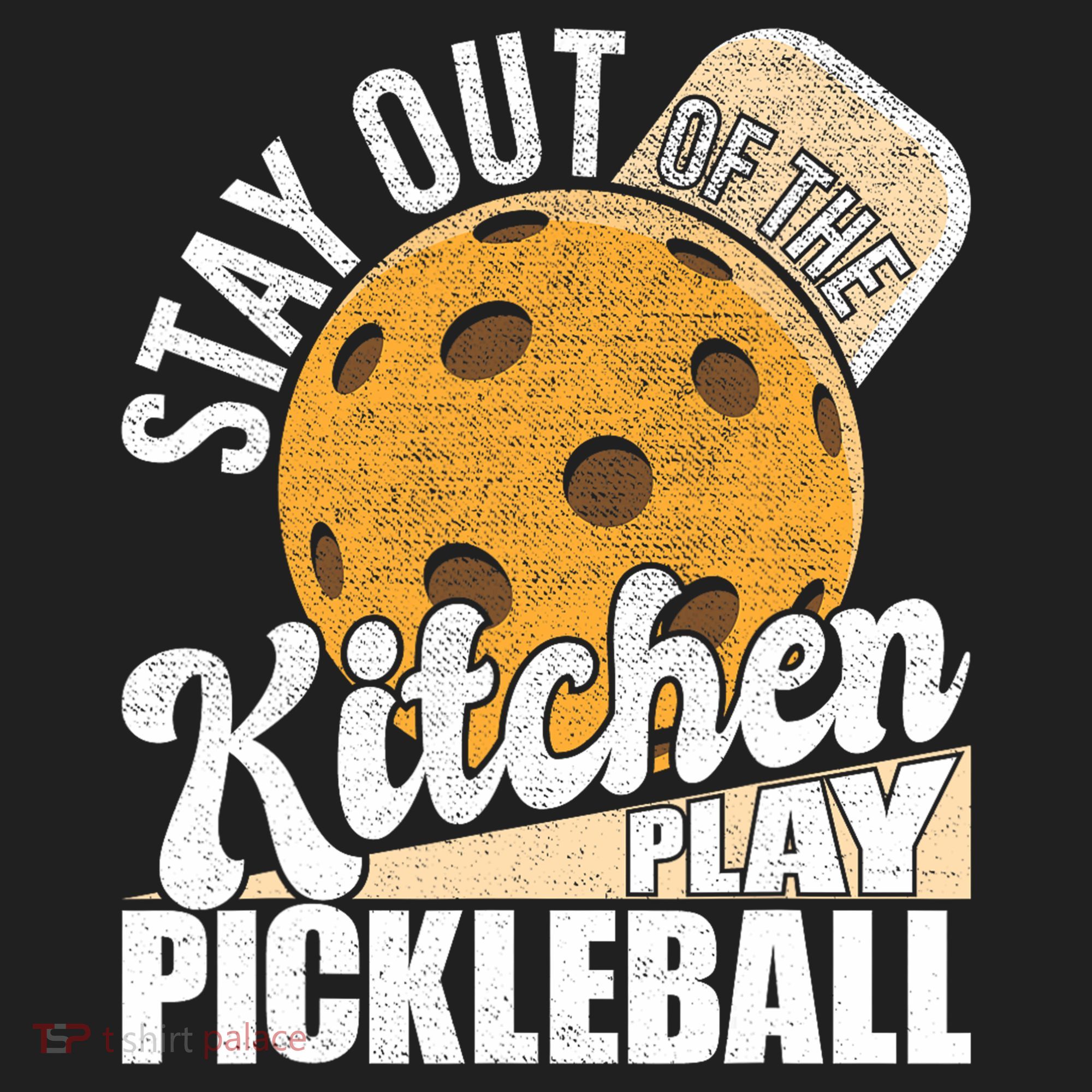 Stay Out Of The Kitchen Play Pickleball Paddleball Lover Women's Sweatshirt