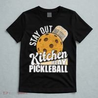 Stay Out Of The Kitchen Play Pickleball Paddleball Lover T-Shirt thumb 5