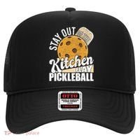 Stay Out Of The Kitchen Play Pickleball Paddleball Lover Hat thumb 0