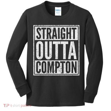 Straight Out Of Compton Compton Costume Kids Long Sleeve Shirt