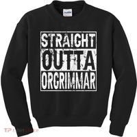 Straight Outta Orgrimmar Horde Gamer Kids Sweatshirt thumb 0