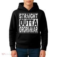 Straight Outta Orgrimmar Horde Gamer Kids Hoodie thumb 4