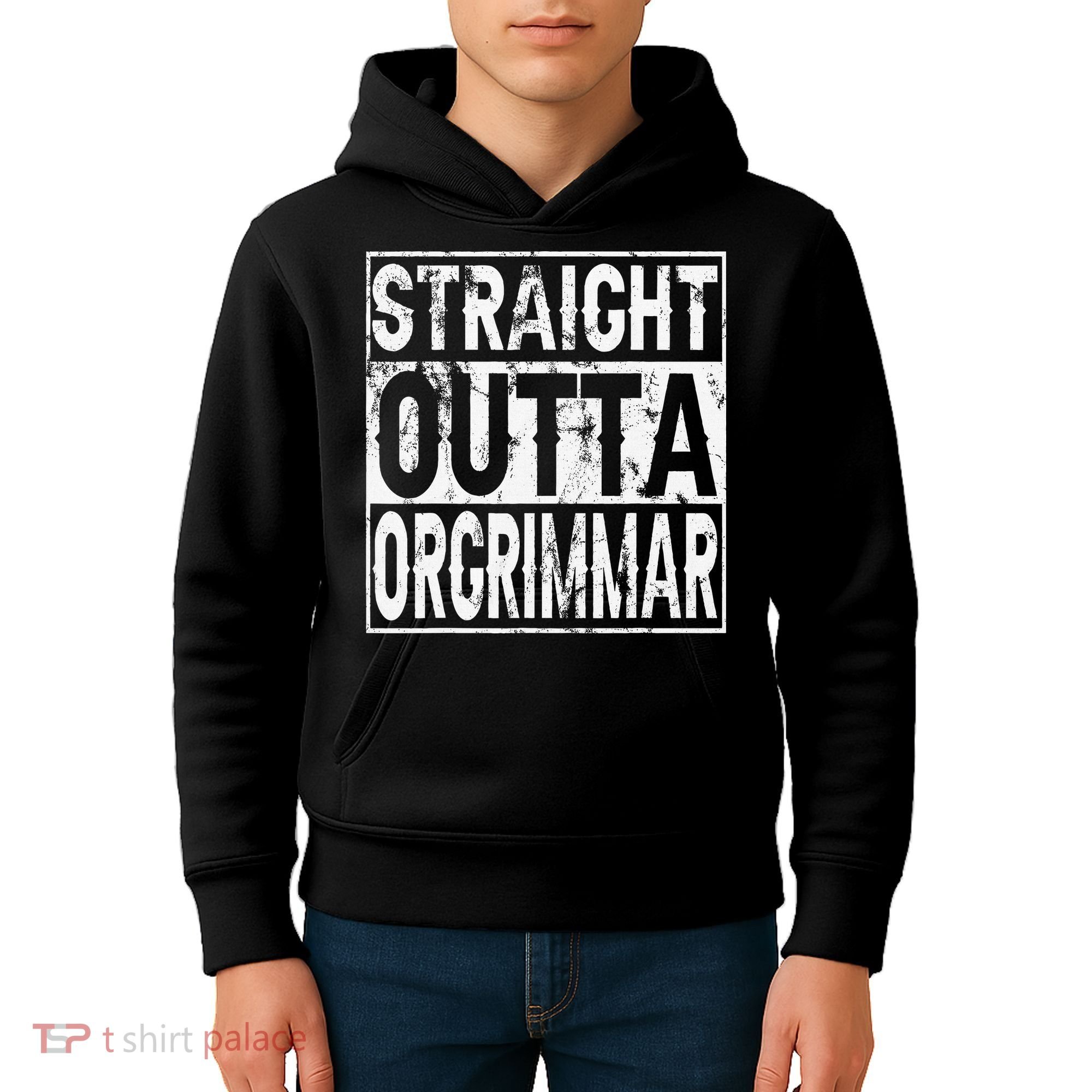 Straight Outta Orgrimmar Horde Gamer Kids Hoodie