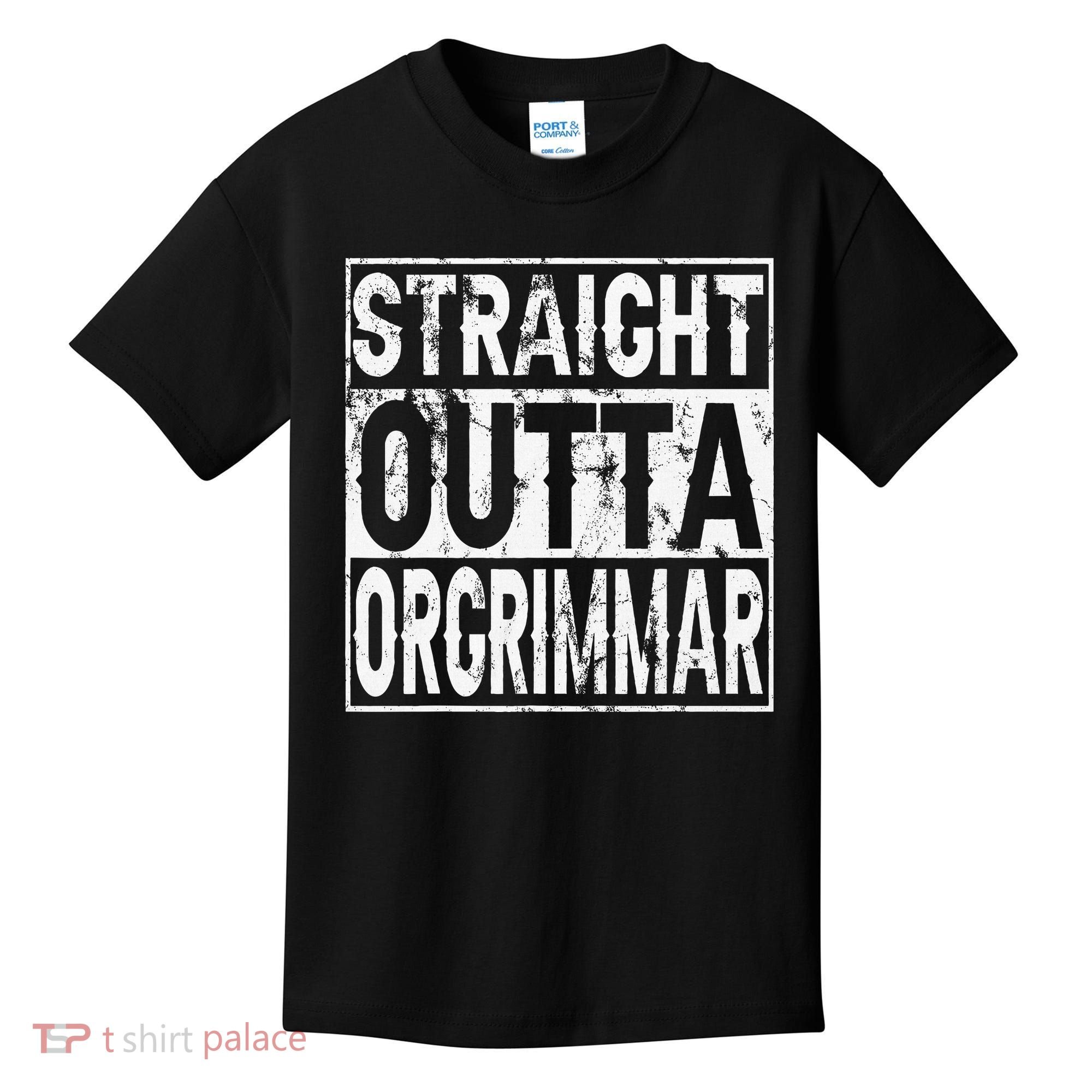 Straight Outta Orgrimmar Horde Gamer Kids T-Shirt