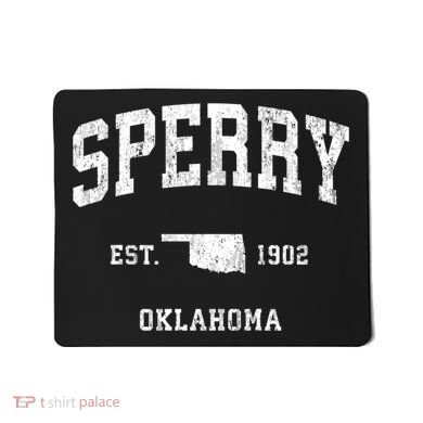 Sperry Oklahoma Ok Vintage Athletic Mousepad