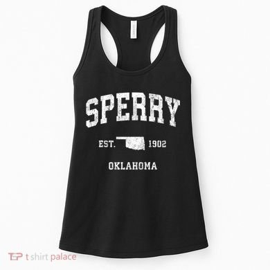 Sperry Oklahoma Ok Vintage Athletic Women's Tank Top
