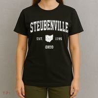 Steubenville Ohio Oh Vintage Sports T-Shirt thumb 4