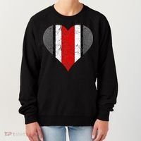 State Of Ohio Pride Striped Distressed Women's Sweatshirt thumb 0