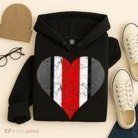 State Of Ohio Pride Striped Distressed Hoodie thumb 4