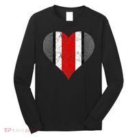 State Of Ohio Pride Striped Distressed Long Sleeve Shirt thumb 0