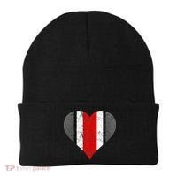State Of Ohio Pride Striped Distressed Beanie thumb 0