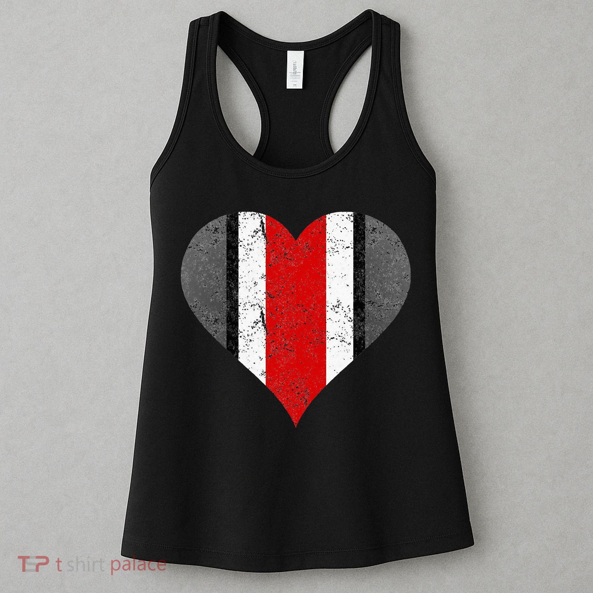 State Of Ohio Pride Striped Distressed Women's Tank Top