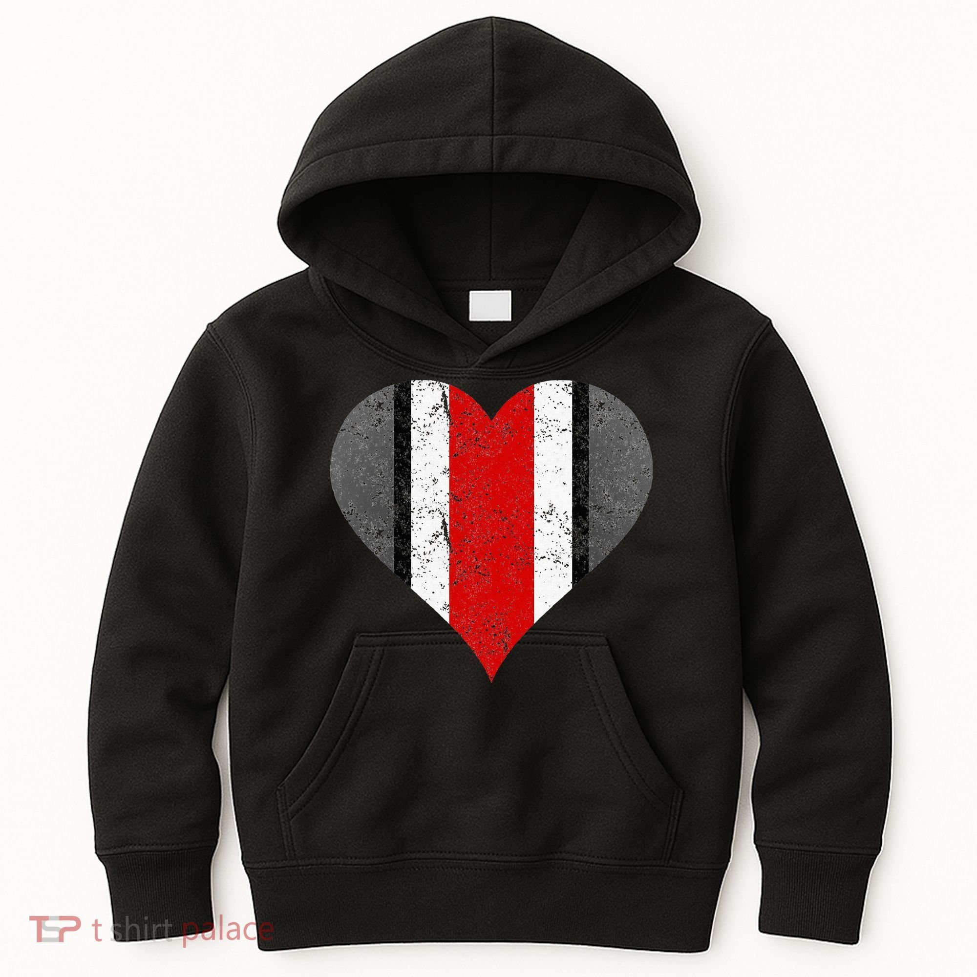State Of Ohio Pride Striped Distressed Kids Hoodie