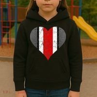 State Of Ohio Pride Striped Distressed Kids Hoodie thumb 3